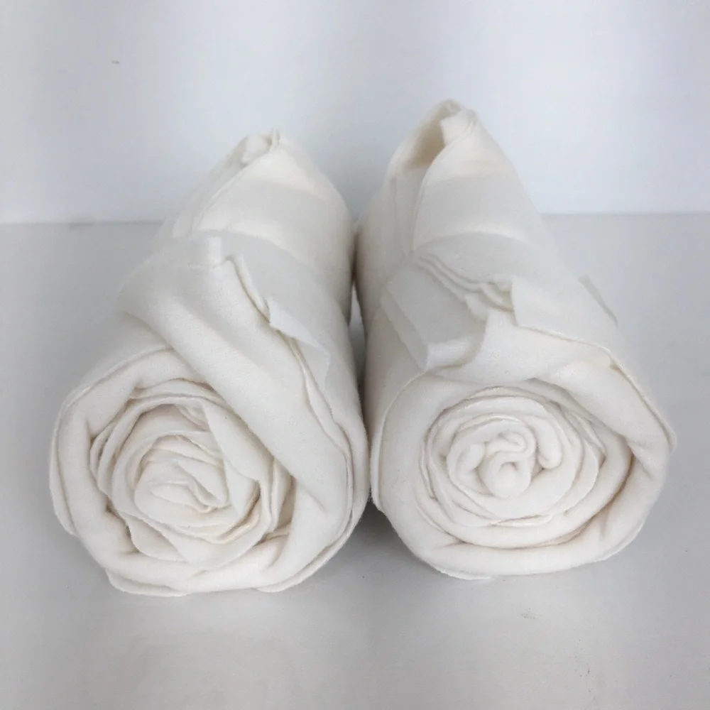 IKEA Thorgun Blanket White NEW Bundle of 2 Soft Cozy Fleece Throw Blankets NWT